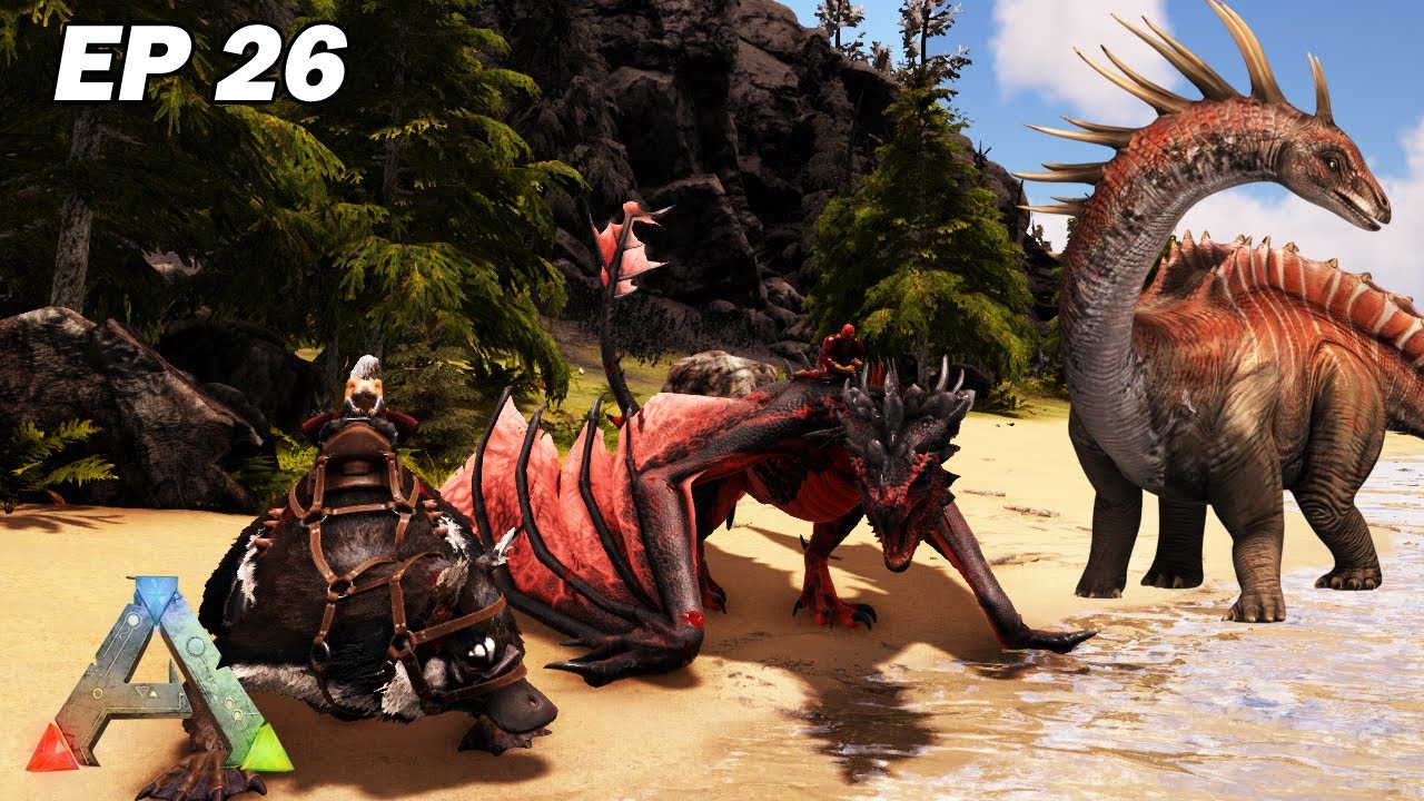 Deux experts capturent des Amargasaures ! Ark Survival Evolved Ep26 Arkfaxia S3