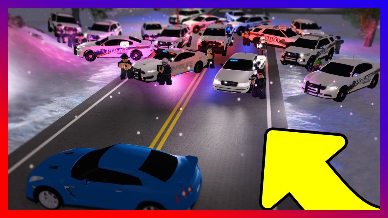 29 POLICE OFFICERS vs ME! Biggest Police Chase! | Liberty County Roleplay (Roblox)