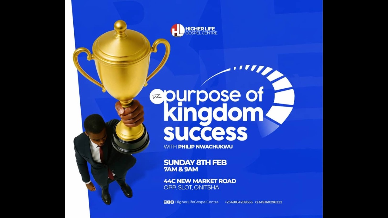 PURPOSE OF KINGDOM SUCCESS WITH PST. PHILIP NWACHUKWU