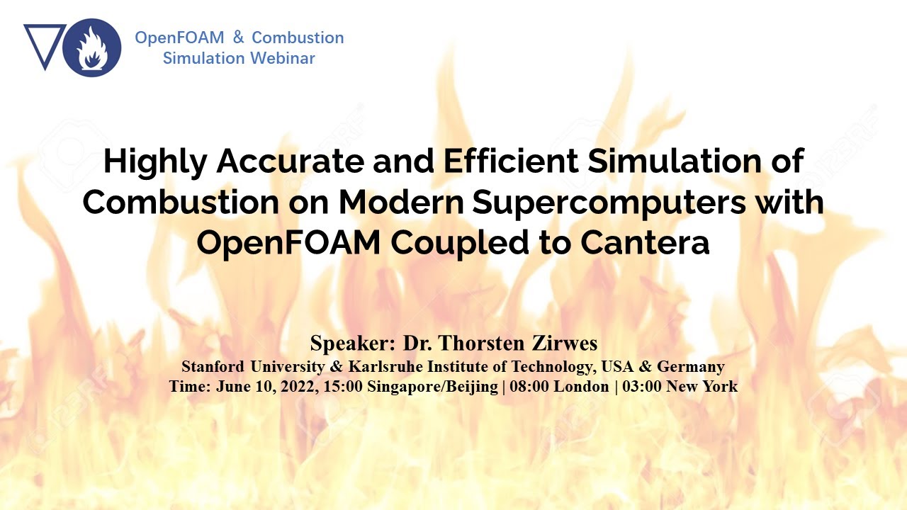 Accurate and Efficient Simulation ofCombustion on Modern Supercomputers with OF Coupled to Cantera