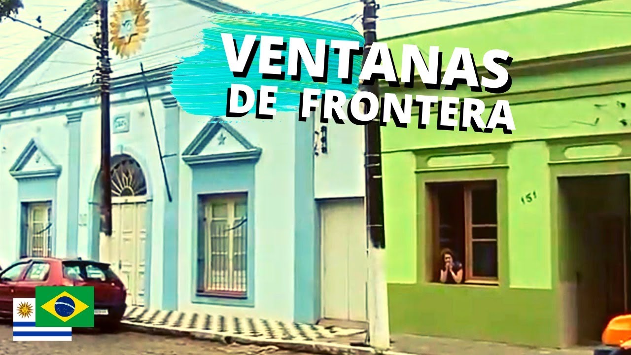 Así es la FRONTERA con BRASIL. Ciudad de YAGUARÓN. Río Grande do Sul