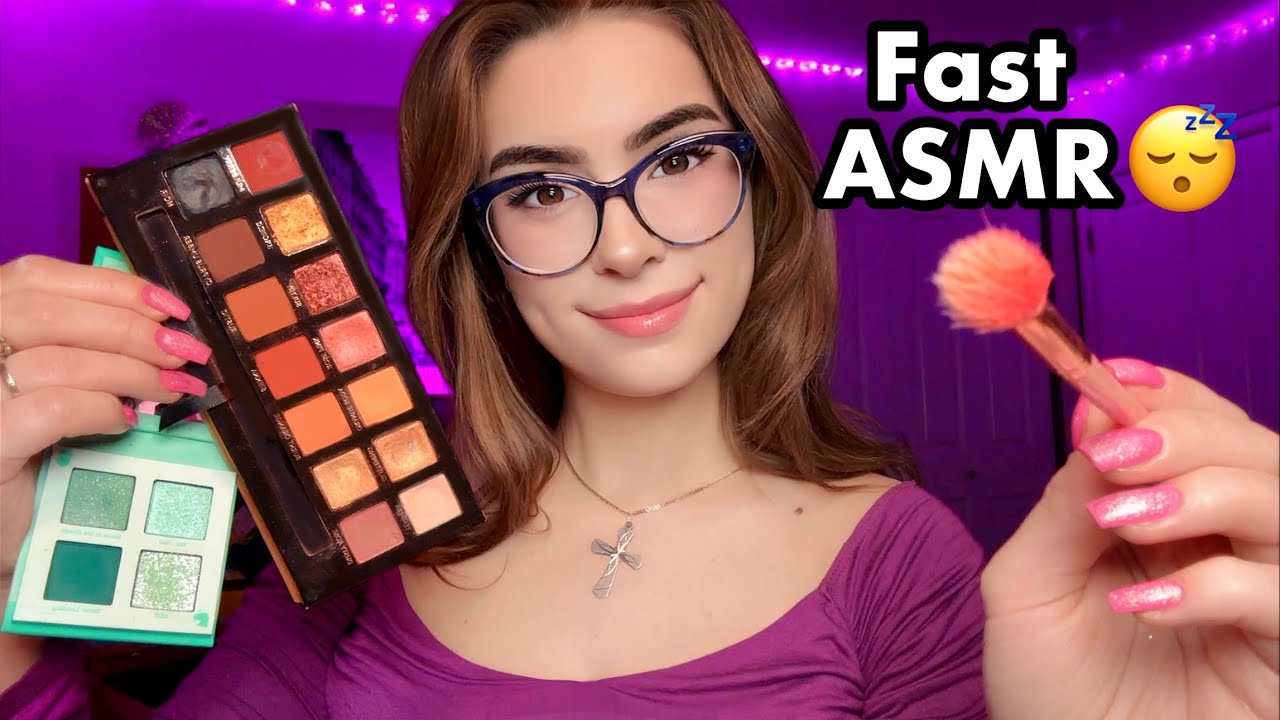 ASMR Doing Your Makeup FAST & AGGRESIVE ✿ ASMR for SLEEP, Layered Sounds for Deep Sleep ✿