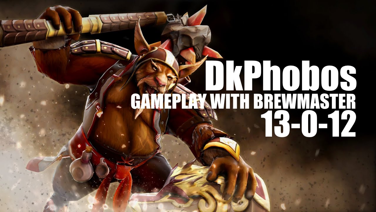 Dota 2: DkPhobos plays Brewmaster - Match Gameplay +Fng
