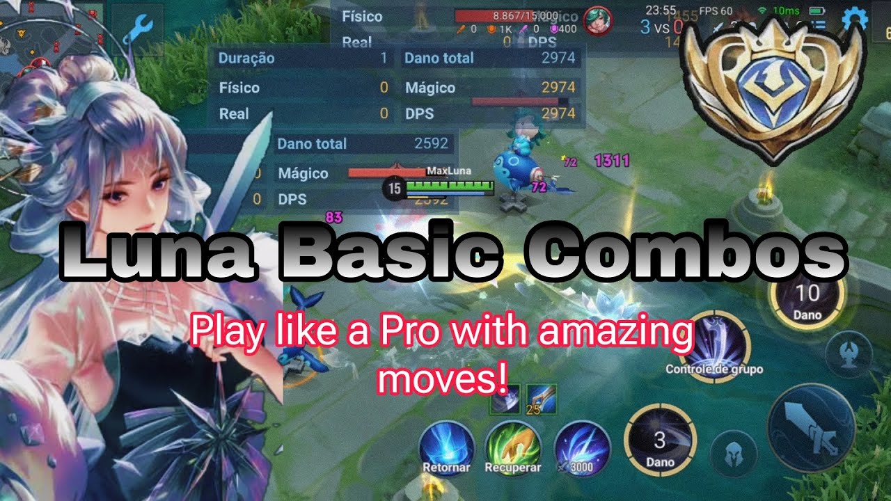 Luna Combos That You 𝗛𝗔𝗩𝗘 𝗧𝗢 𝗟𝗘𝗔𝗥𝗡 | Honor Of Kings