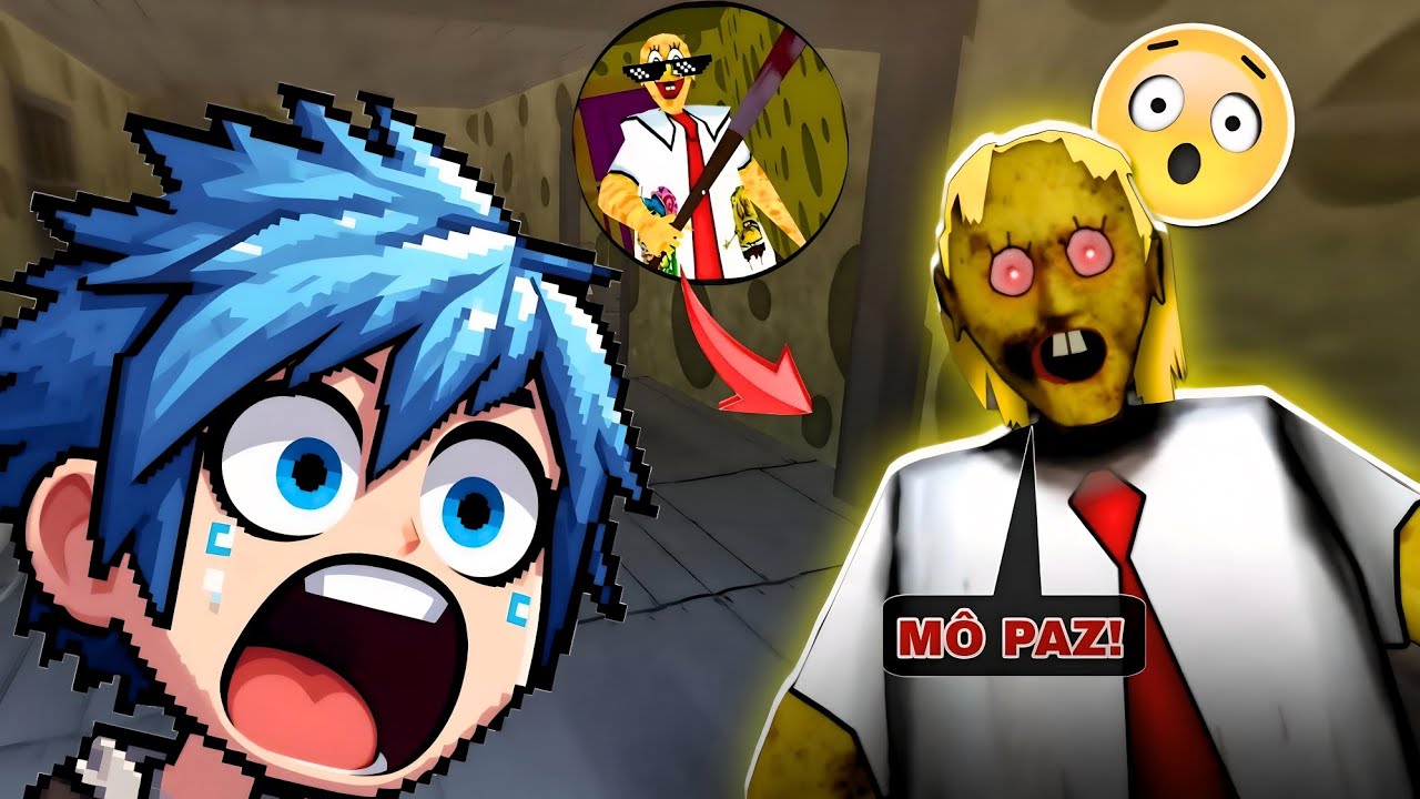 Tente Escalar da GRANNY BOB ESPONJA (Horror Sponge Granny)