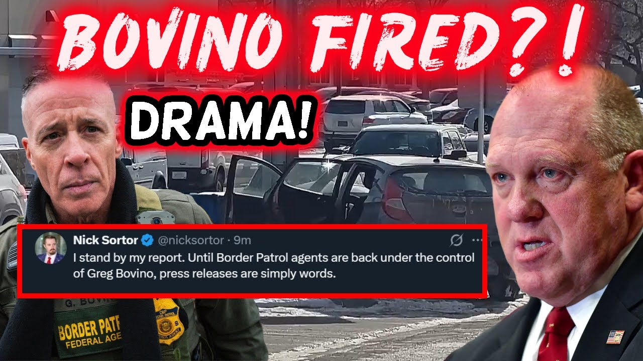 🔴 Border Patrol Commander Greg Bovino FIRED!? Border Czar Tom Homan to Control ICE Operations