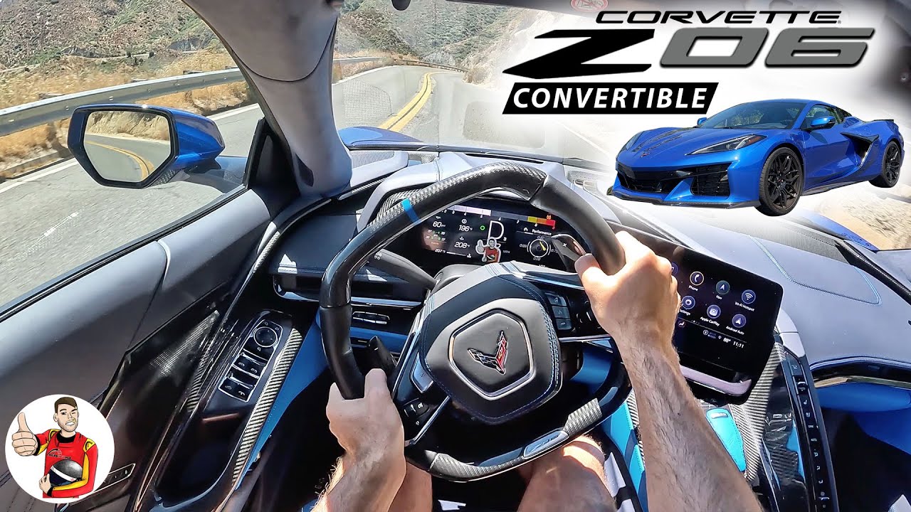 The 2023 Corvette Z06 Convertible Lets You Savor More Sun + Sound (POV Drive Review)