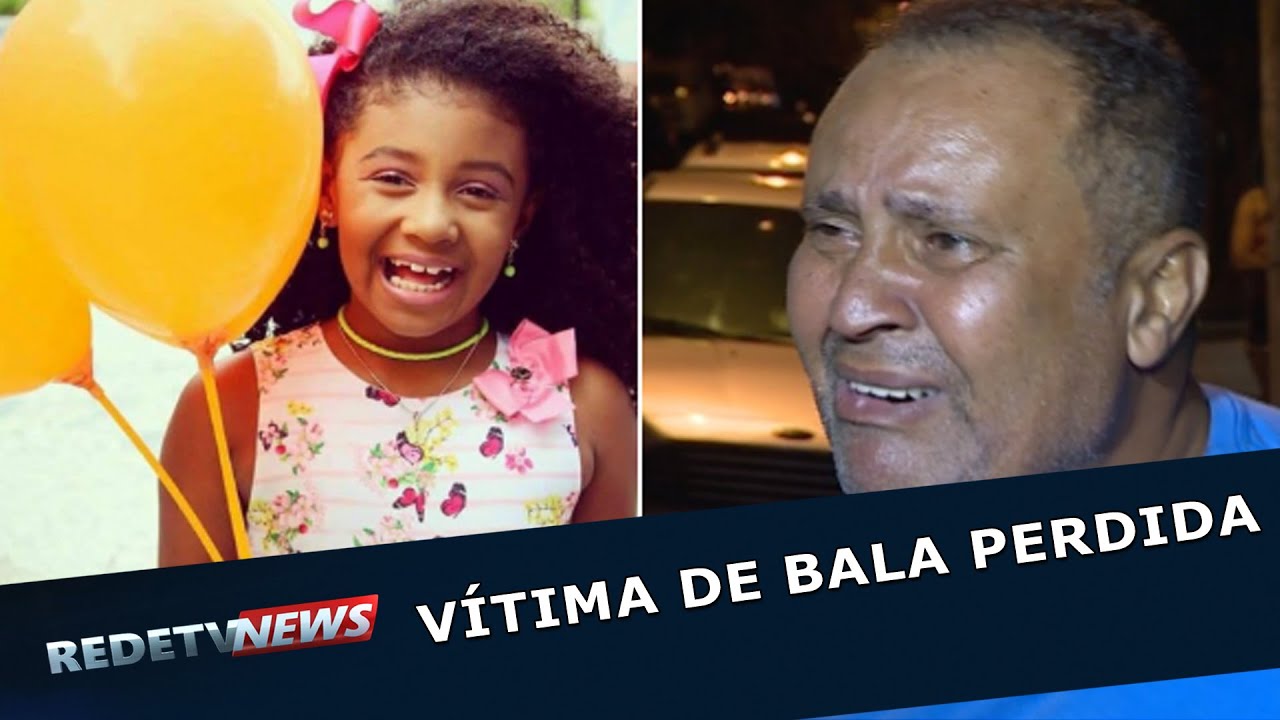 Menina Ágatha, de 8 anos, morre baleada no Alemão, no Rio | RedeTV News (21/09/19)