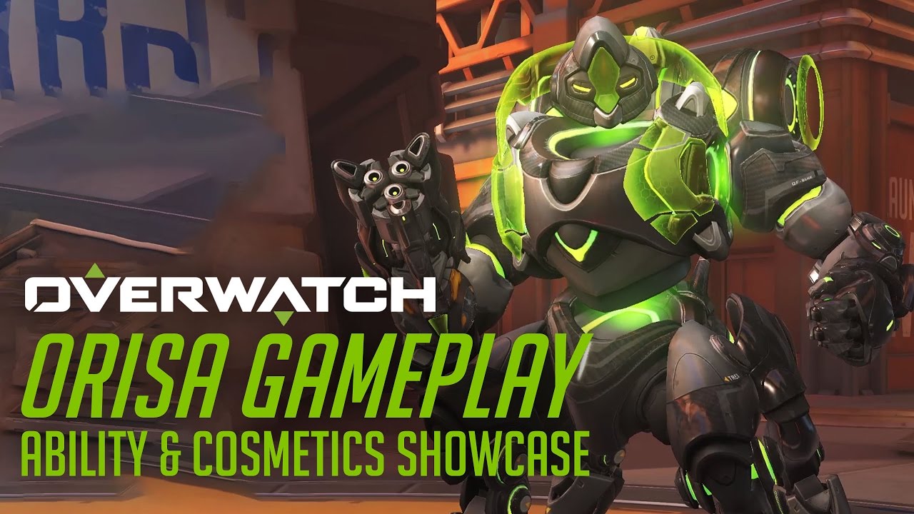 Overwatch Orisa Reveal - PTR Abilities & Cosmetics Showcase