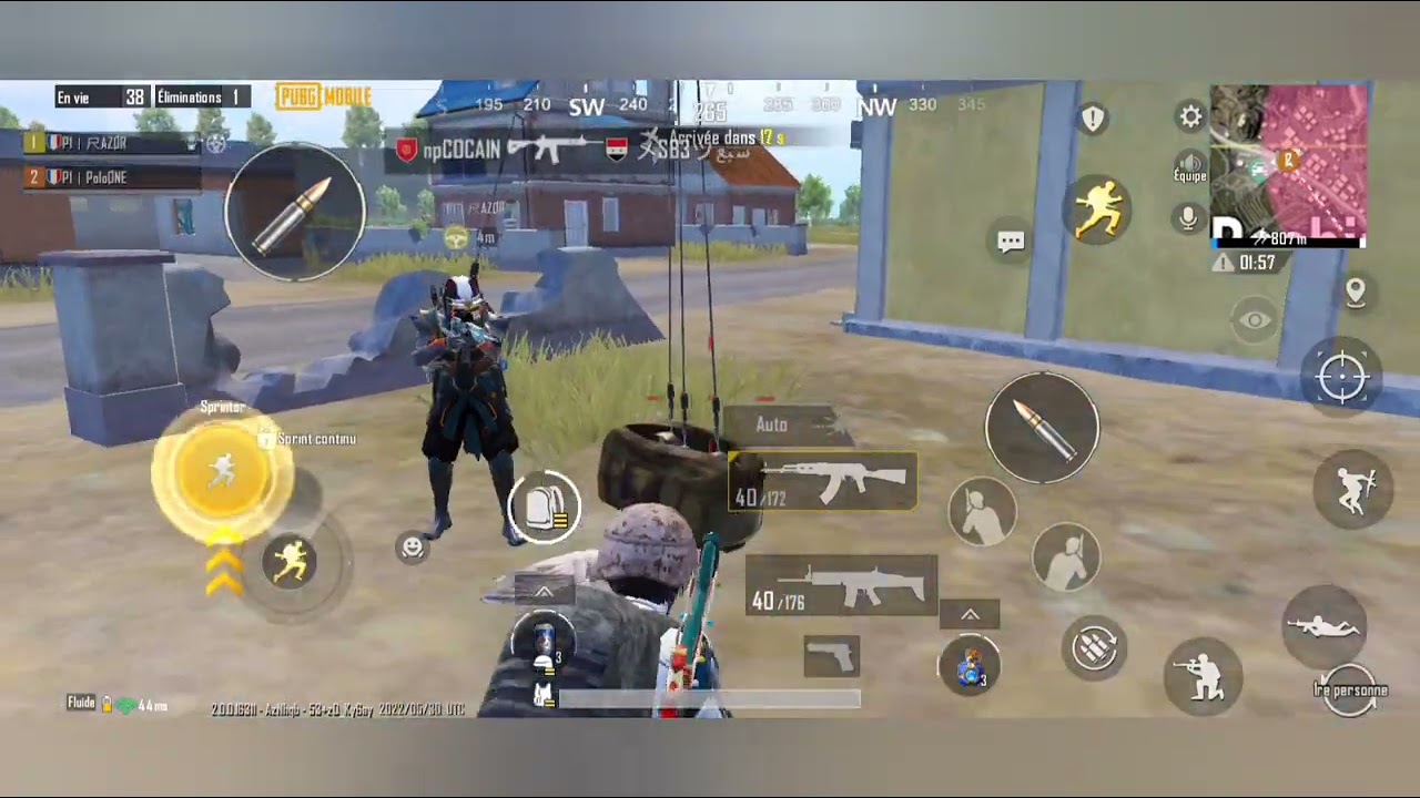 D&eacute;couverte du sac d'extraction avec P1 | Polo&Oslash;ne et P1| 尺AZ&Oslash;R ! Clan Purple &Oslash;ne / Pubg Mobile