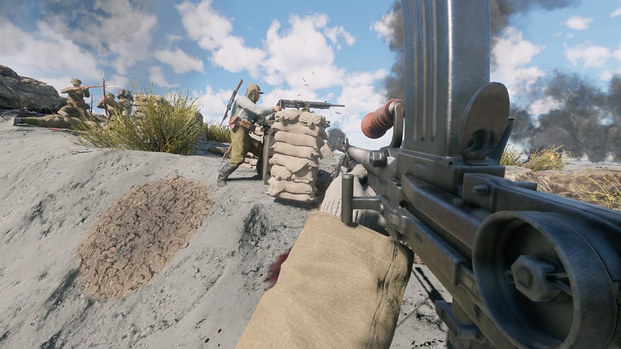 Epic Battle for Iwo Jima Japanese Defending the BEACH (Mod) | Enlisted Gameplay