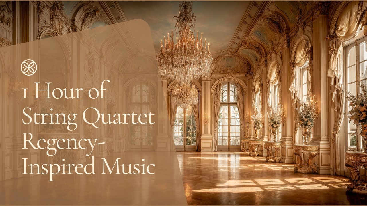 1 Hour Regency Era String Quartet Music – Classical Ambience for Studying, Reading & Relaxation