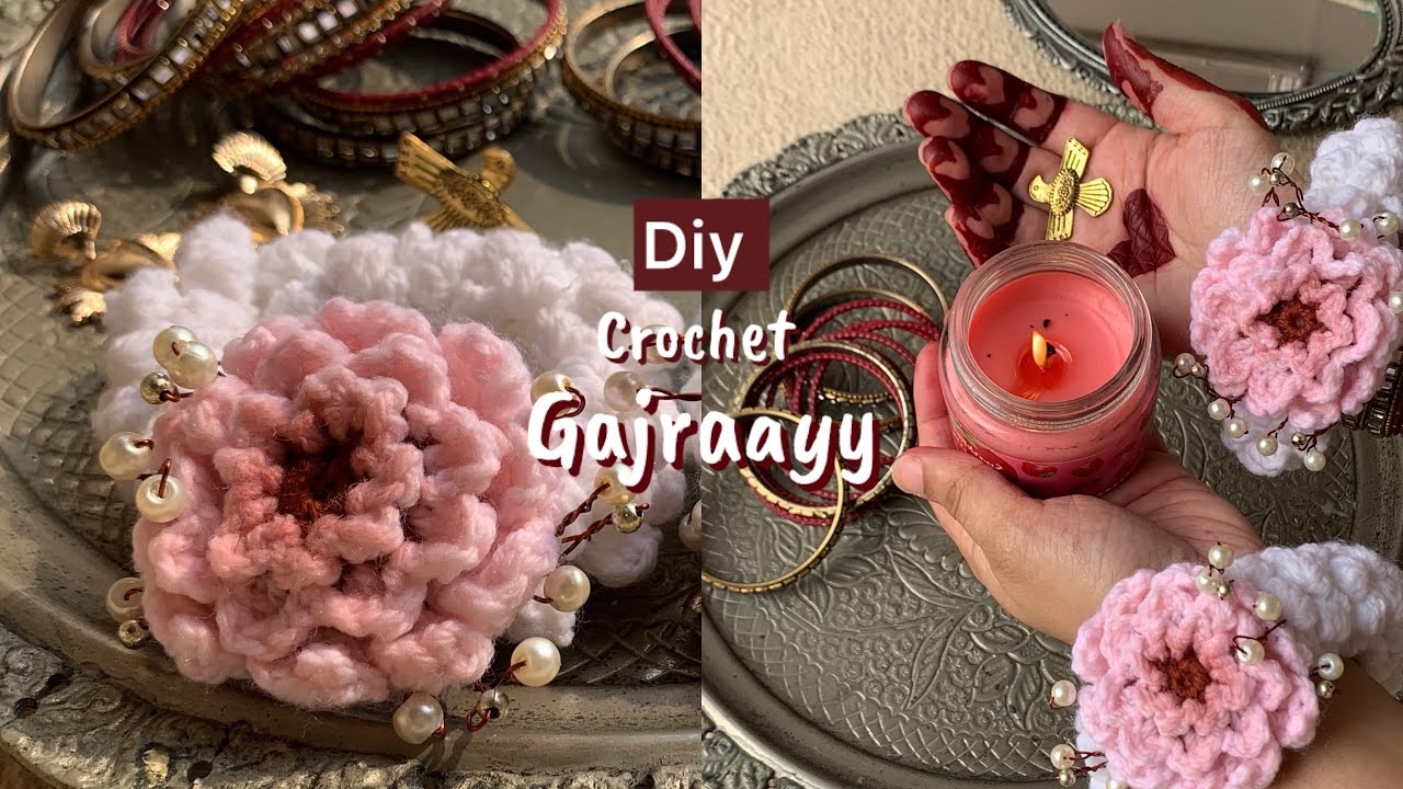 How To Crochet This Stunning Gajra | Crochet Tutorial