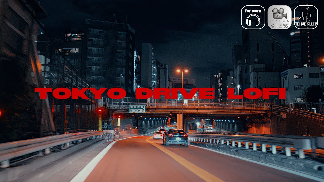 Midnight Tokyo Drive | Lo-Fi Beats for Work | Cinematic 4K