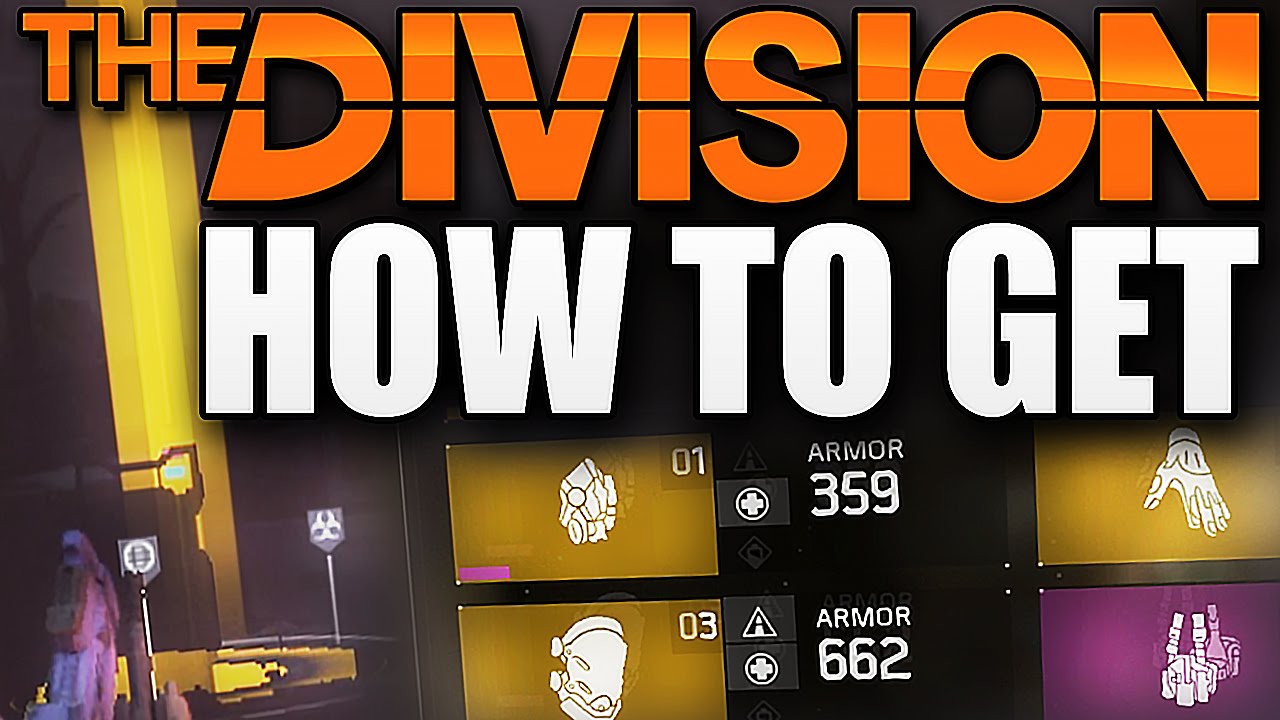 The Division - HOW TO GET HIGH END GEAR TO DROP !!