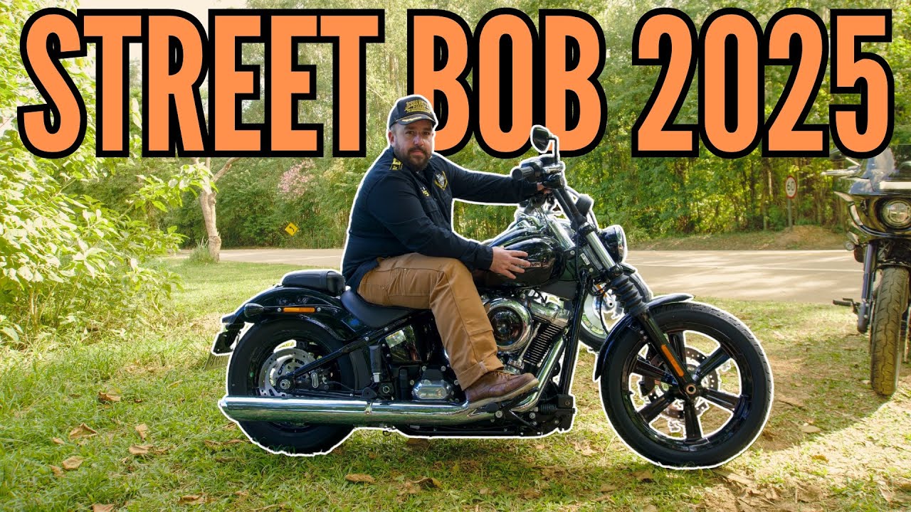 Primeiras impressões, teste ride da nova Harley Davidson street Bob 2025 #harleydavidson