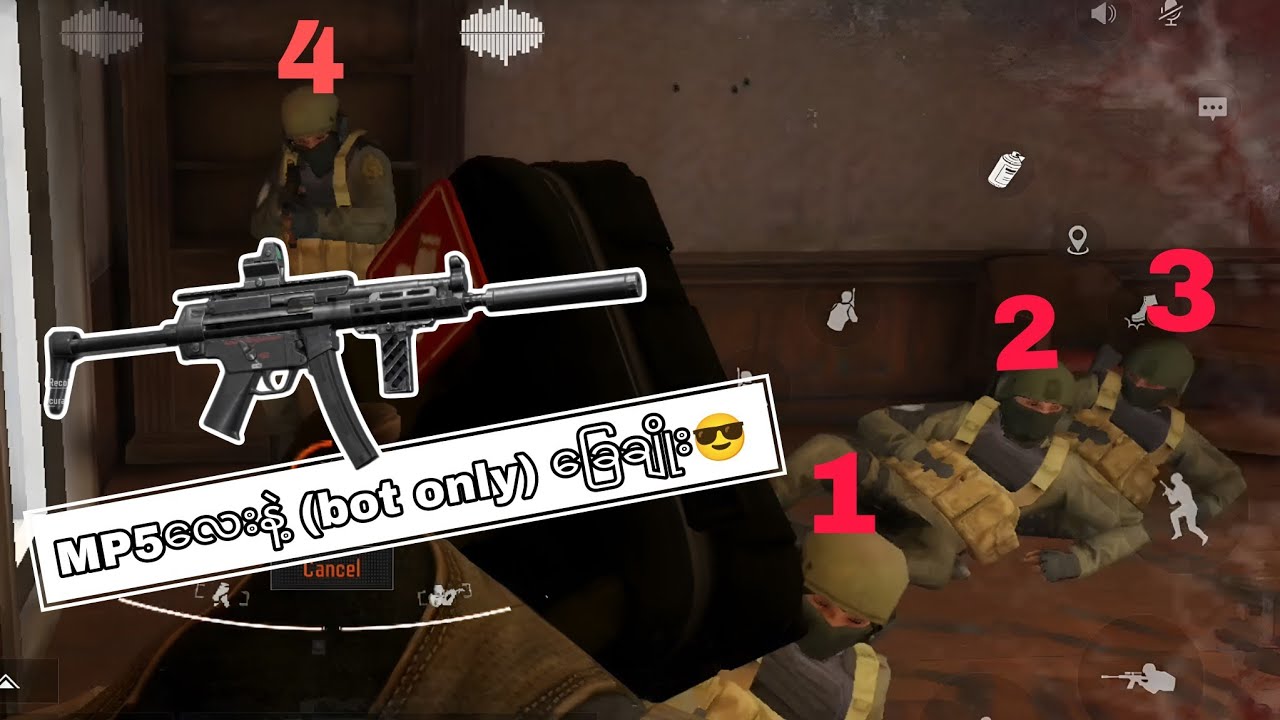 အစကတော့ enemy သတ်ဖို့ပဲ နောက်မှ Bot Killerဖြစ်သွားတာတော့ မတတ်နိုင်ဘူး 😒