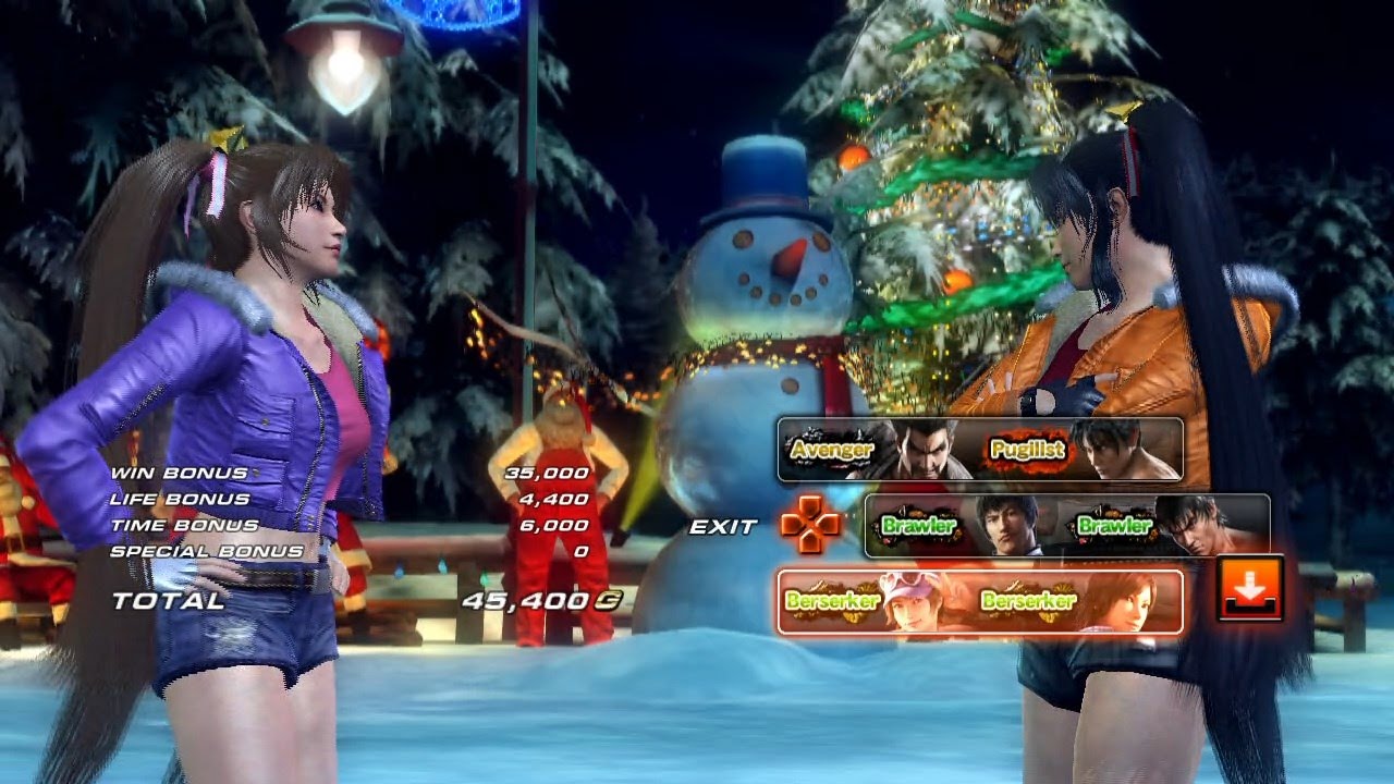 Tekken Tag Tournament 2 [PS3]: Ling Xiaoyu/Miharu Hirano in Ghost Battles #1