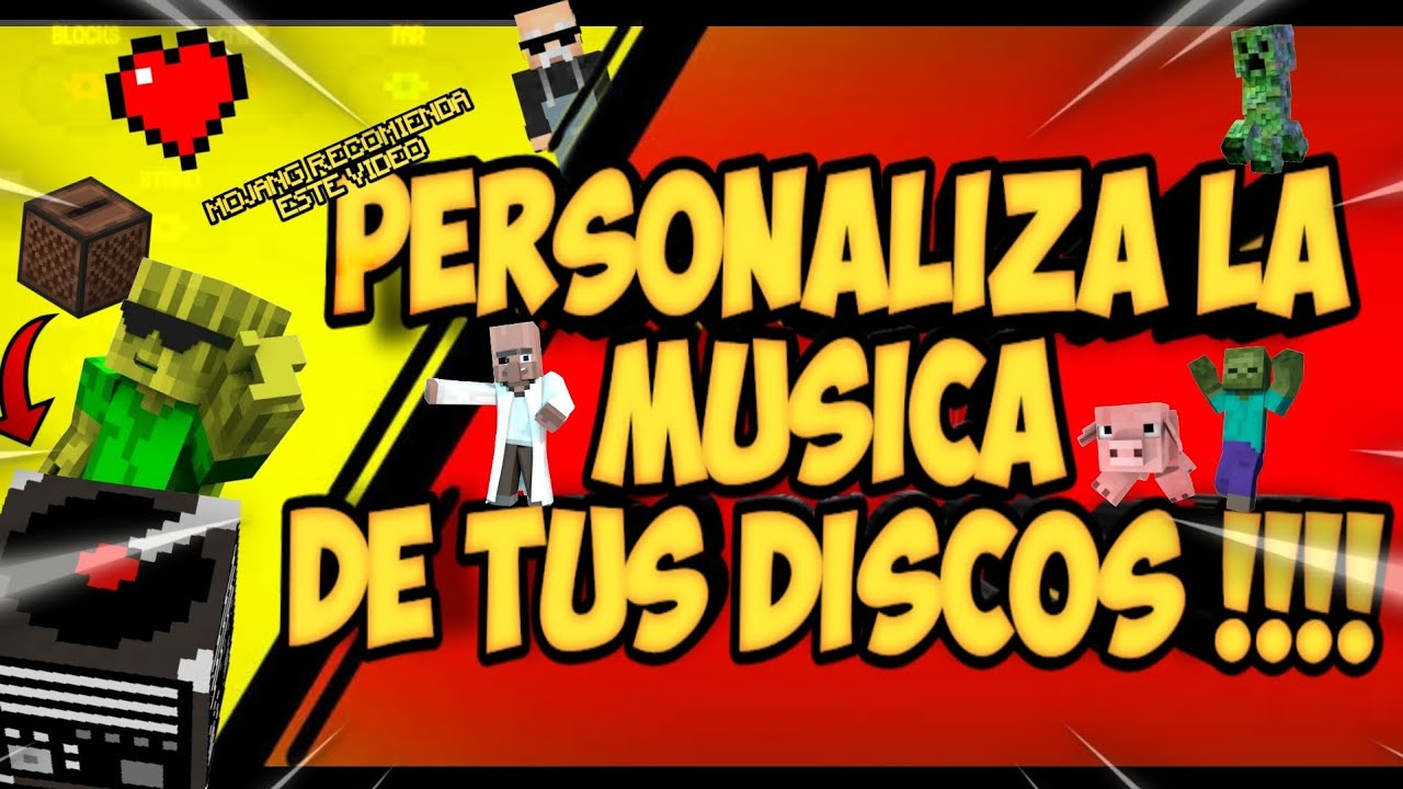 TUTORIAL | PERSONALIZA LA MUSICA DE TUS DISCOS | MINECRAFT BEDROCK ALL VERSIONS