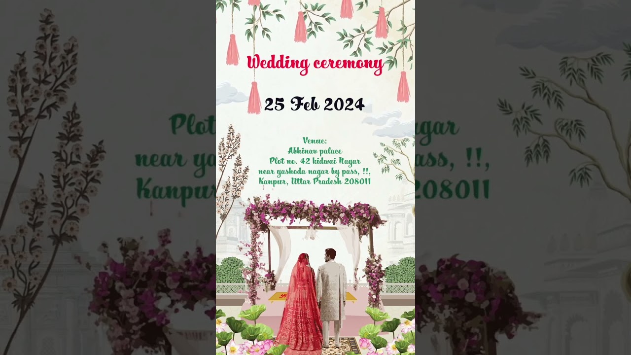 nitin diwedi final invitation 2 #catcher #indianwedding #cinematic #wedding #wed #weddingphotography