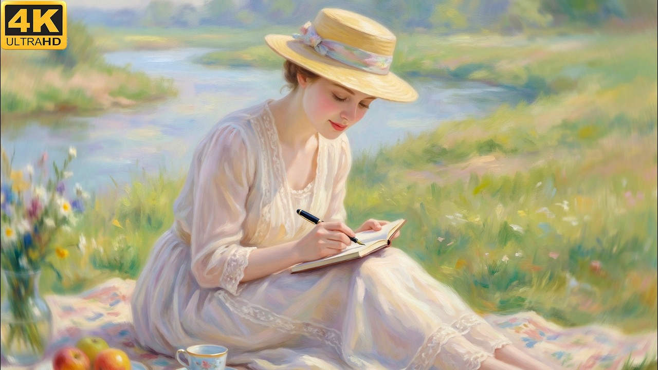 Visual Poems | Renoir | Riverside Picnic Reverie | 4K