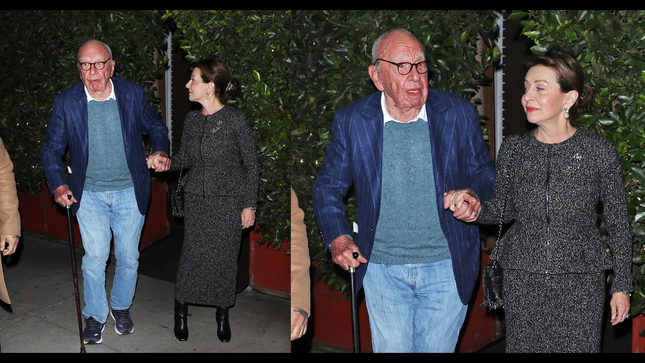 Rupert Murdoch Steps Out For Dinner With Wife Elena Zhukova Along With His Family in Santa Monica!