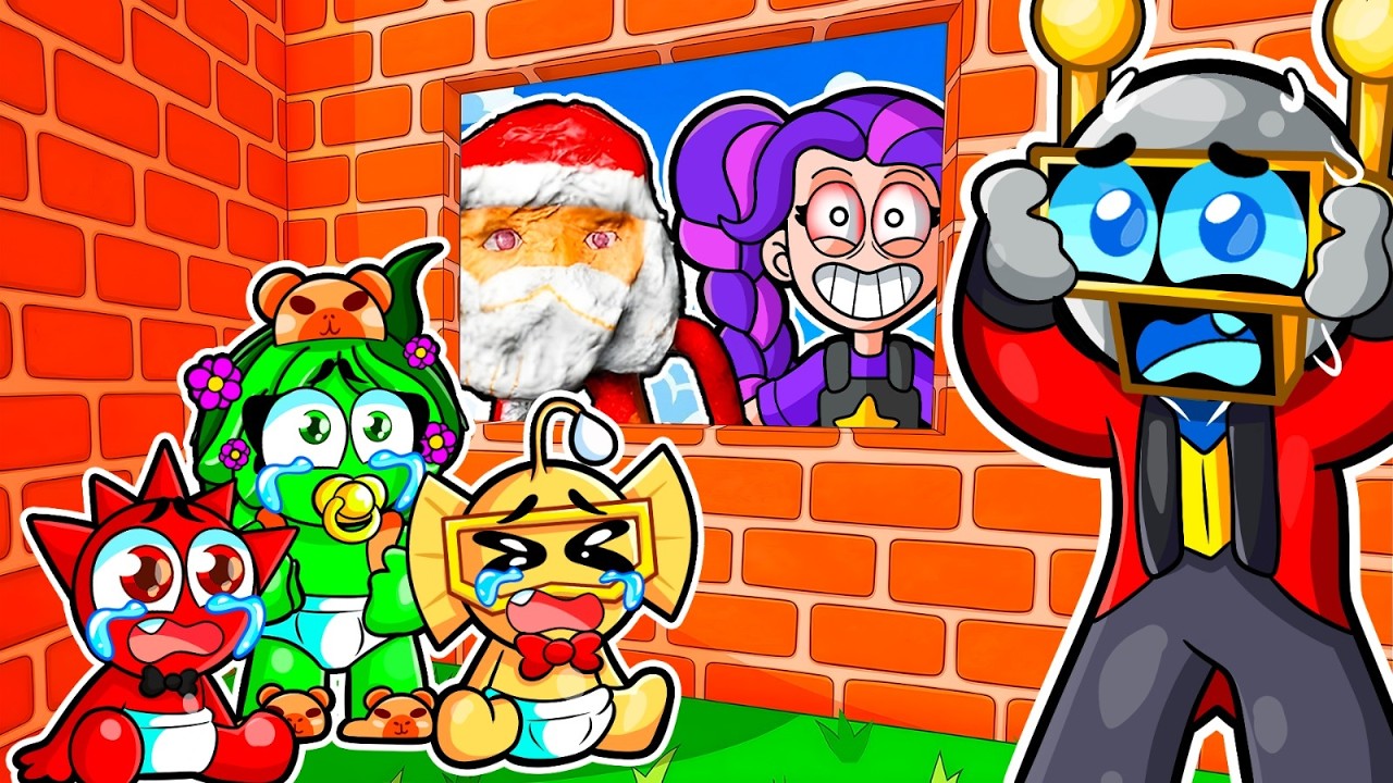 CONSTRUIMOS para PROTEGER a los BEBES de los MONSTRUOS en ROBLOX!