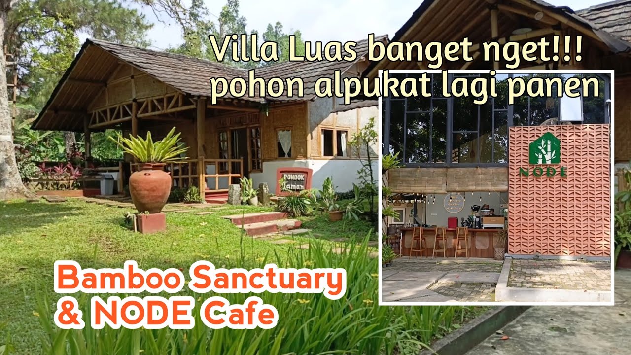 Hotel & Villa Keluarga Bamboo Sanctuary Bogor Pancawati NODE Cafe ngopi santai 