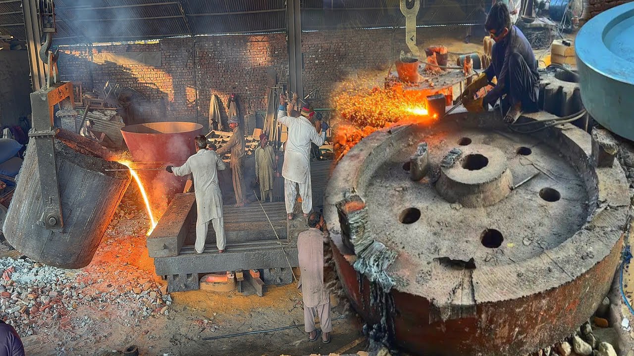 How Factories Manufacture Heavy-Duty Gears for Industrial Machines | How a Huge Gear Is Manufactured