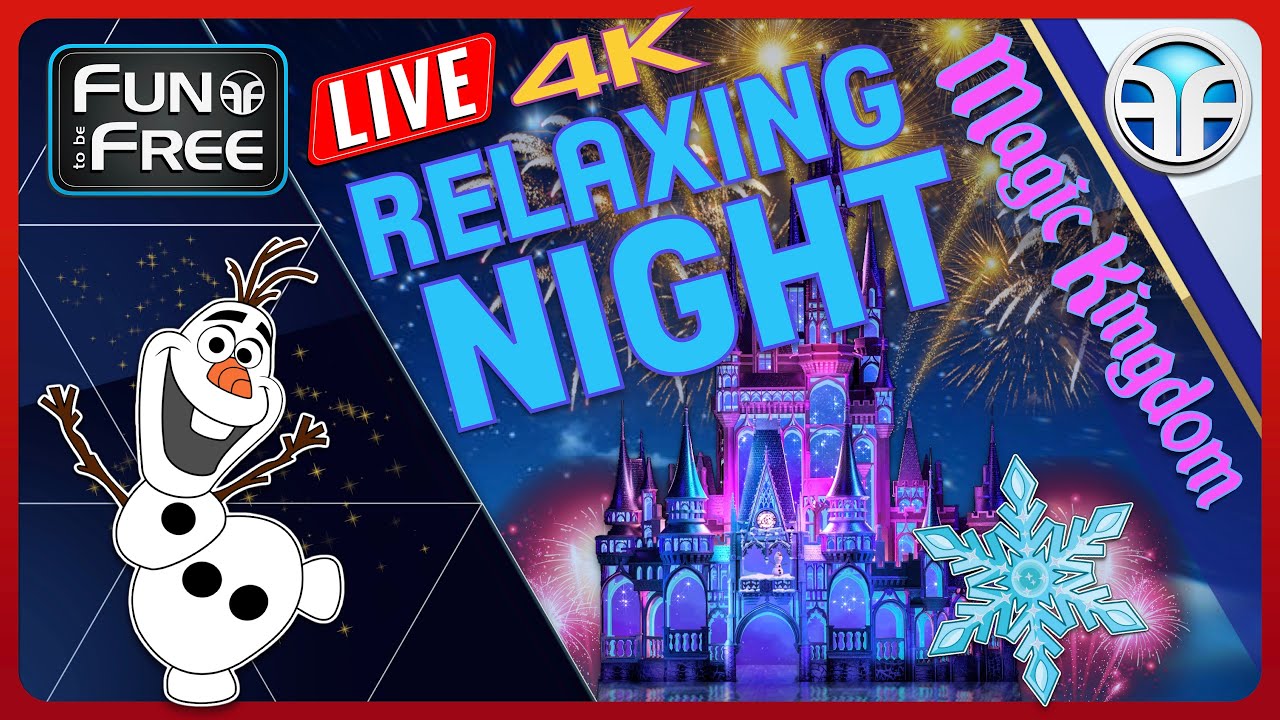 🔴 LIVE: Walt Disney World &ndash; Disney Fireworks 2026 &ndash; Magic Kingdom Night Walk Relaxing {4K}