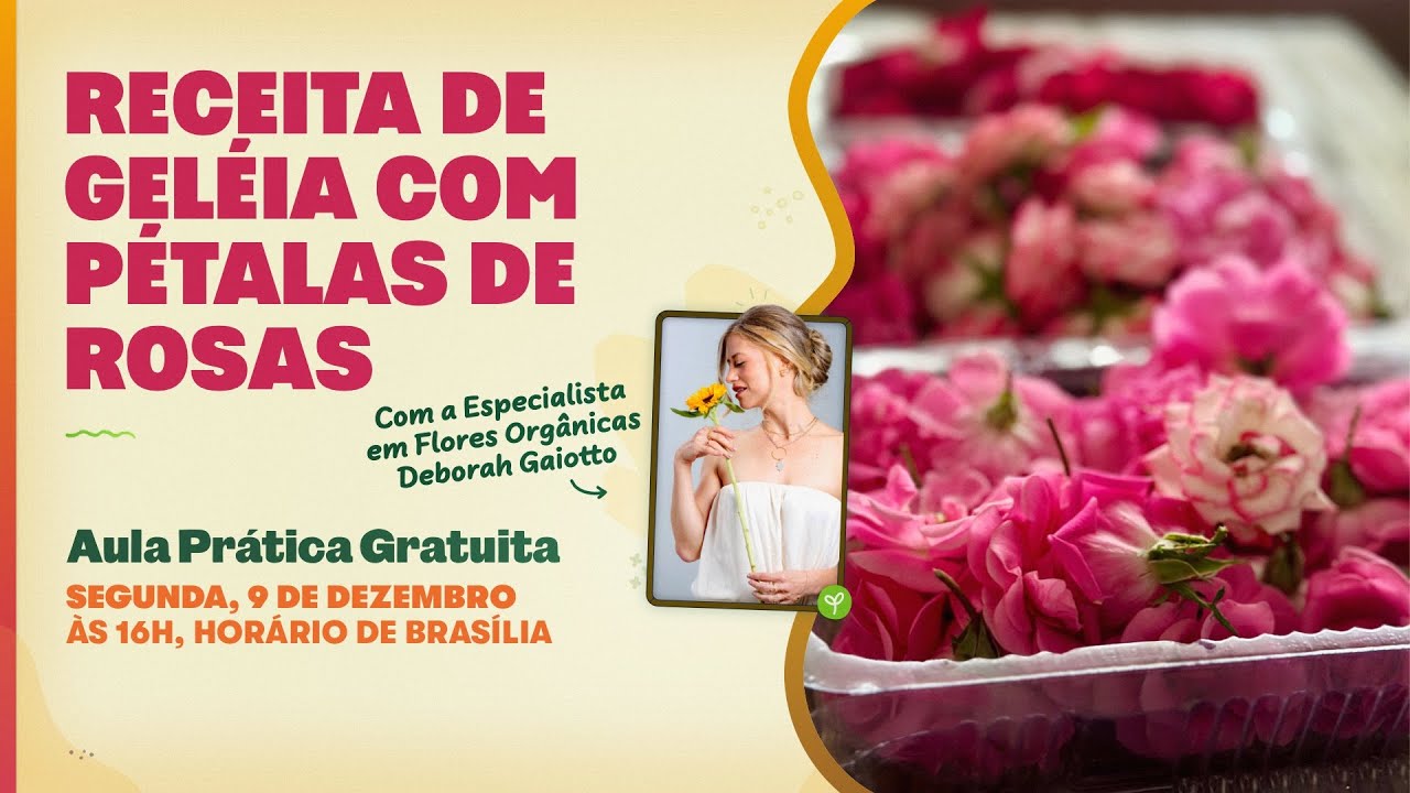 Receita de Geleia de Rosas | Aula Prática com Deborah Gaiotto