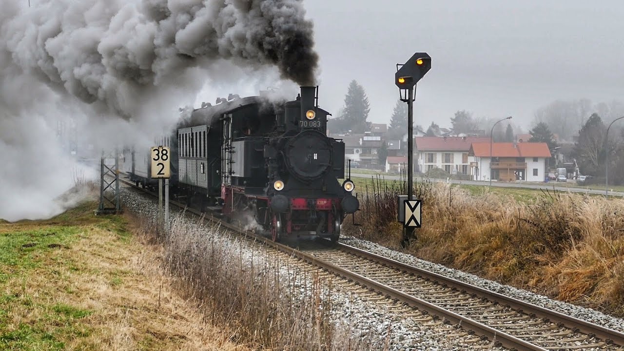 Nikolausdampf mit der historischen 70 083 von Tegernsee nach Holzkirchen