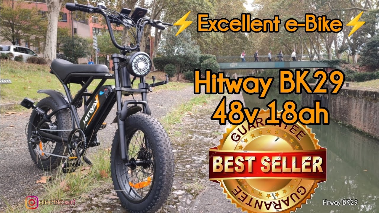 Test Officiel: Vélo Électrique HITWAY BK29 e-Bike - Vitesse Max et Autonomie