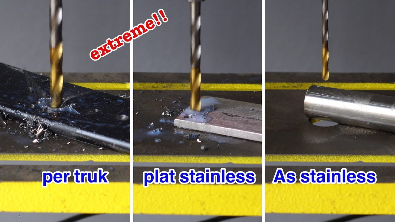 mata bor metal super tajam & awet!! - UJI EXTREME GOLD-P HSS COBALT CO8 DRILL SET YG-1 SPLIT POINT