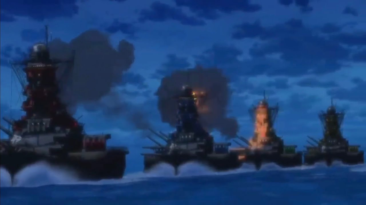 はいふりの大和型4隻の砲撃シーンに宇宙戦艦ヤマトのBGMをつけてみた#はいふり はいふり