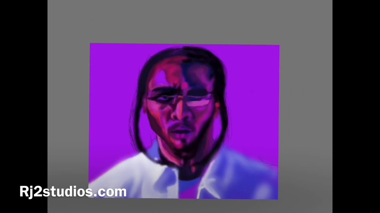 30 min pop smoke tribute speed painting