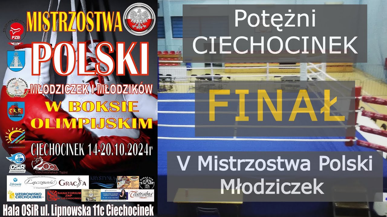 Na żywo:  Finał V Mistrzostw Polski Młodziczek 2024 Ciechocinek