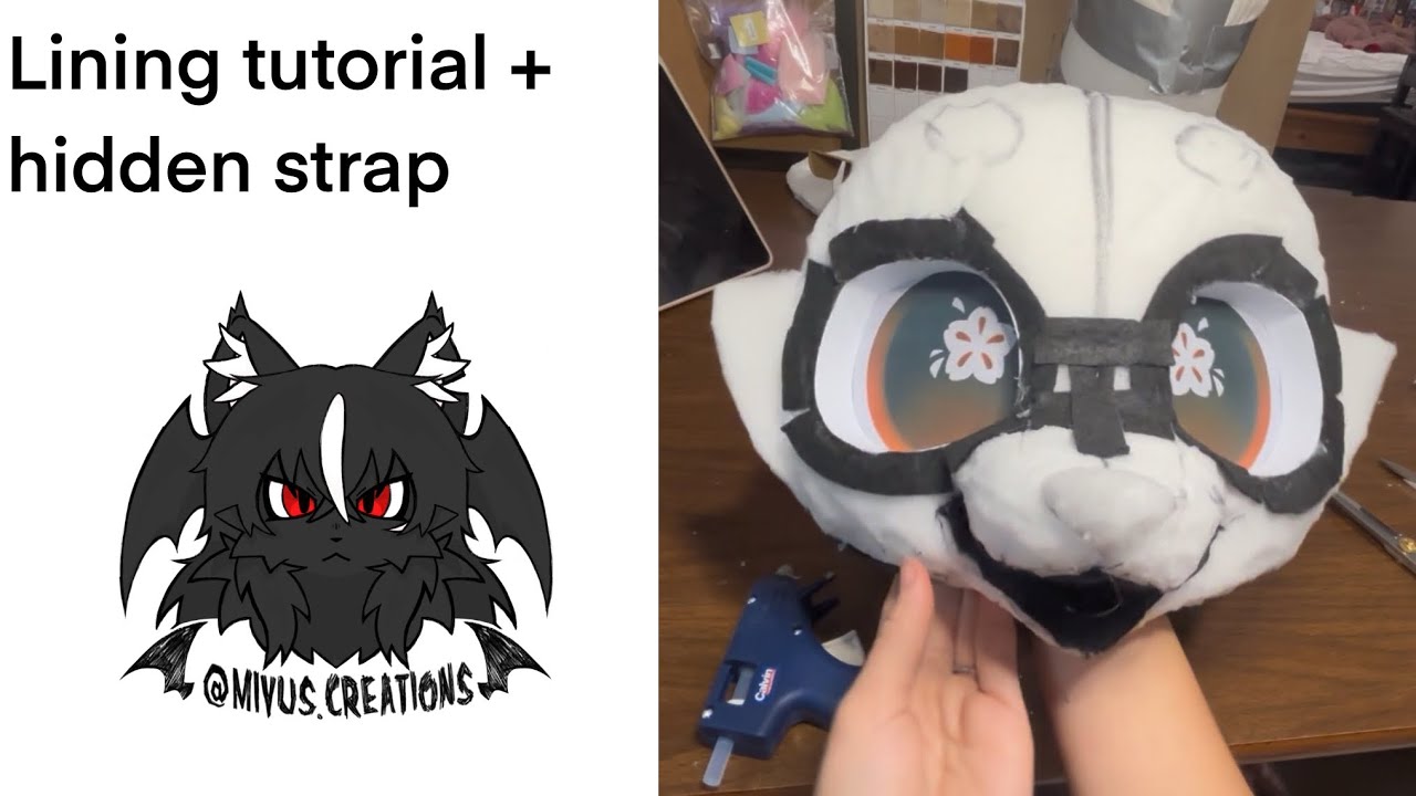 Lining tutorial with hidden strap