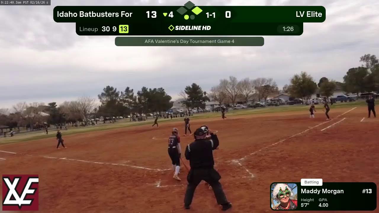 LV Elite vs. Idaho Batbusters For (2026.02.16)