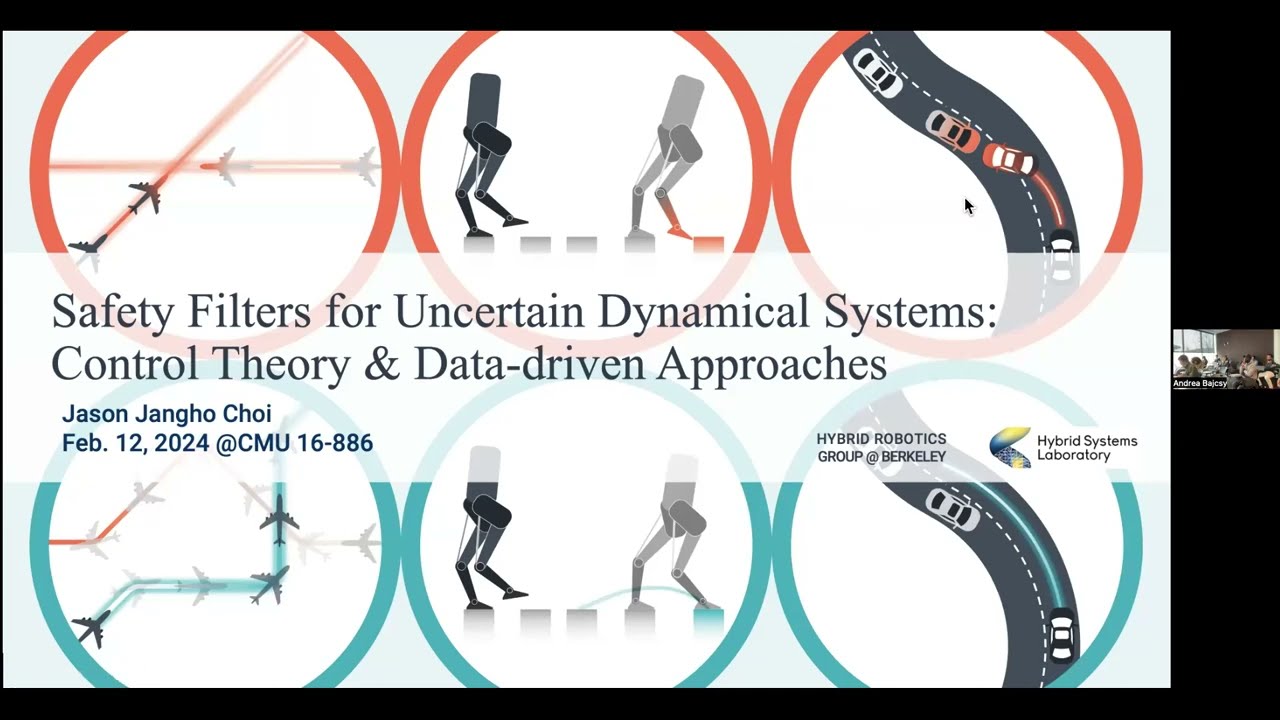 Jason Choi - Safety Filters for Uncertain Dynamical Systems: Control Theory & Data-driven Approaches