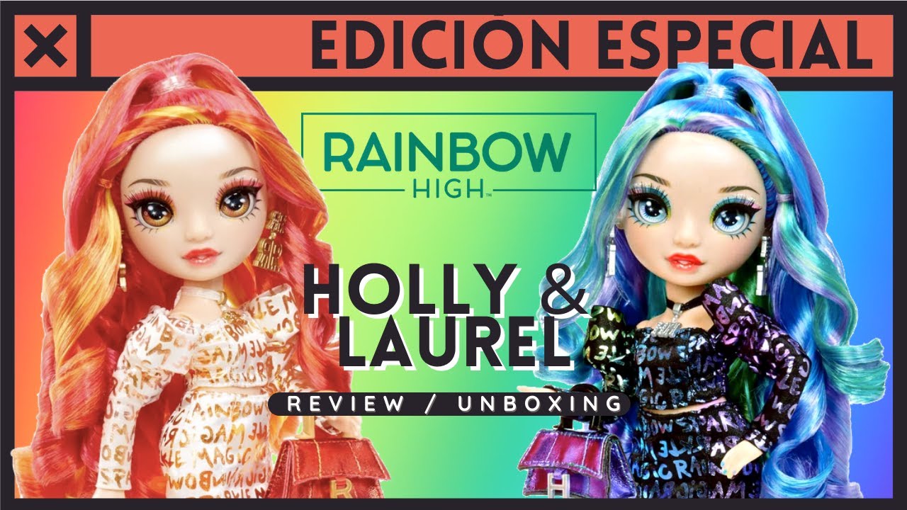🌈 Abriendo a las gemelas Holly & Laurel De'vious | Rainbow high EDICIÓN ESPECIAL