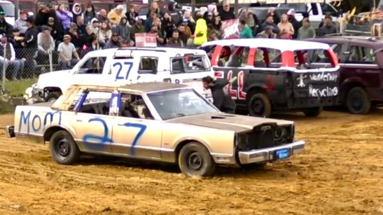 Heat 2 CRAZY MWFA Street Stock Demolition Derby New Alexandria Championship September 6th 2025 W&W