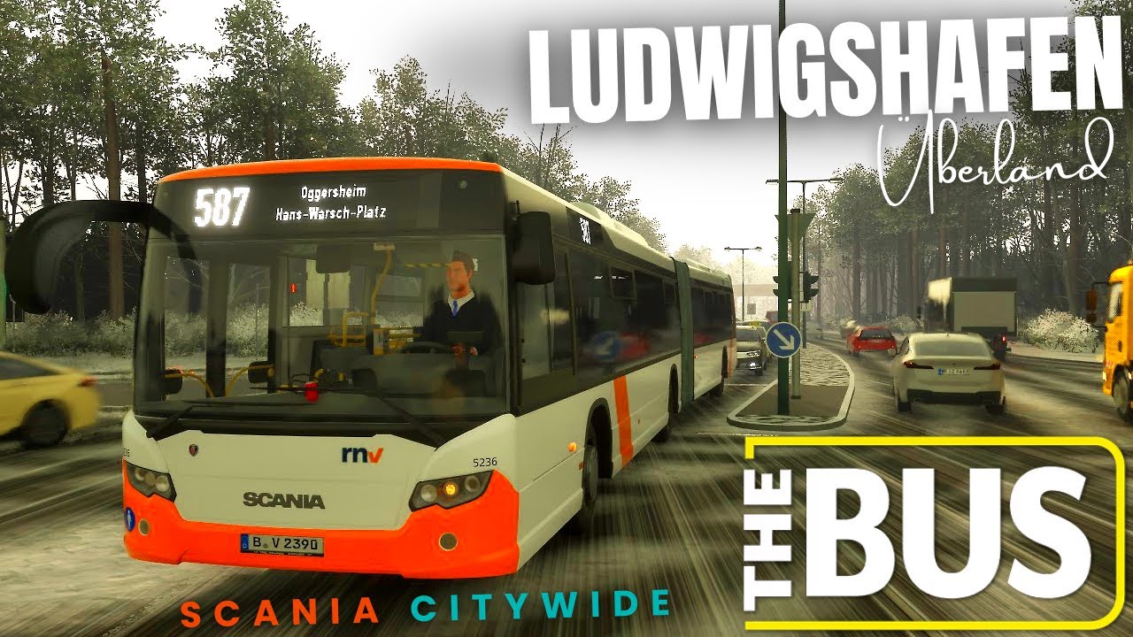 THE BUS 🚌 - LUDWIGSHAFEN am Rhein im Scania Citywide! 🧡