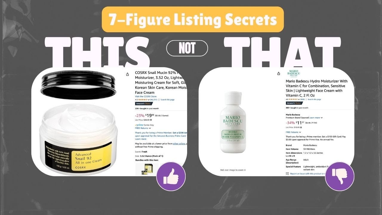 Good vs. Bad Amazon Product Listing | 7-Figure Listing Breakdown
