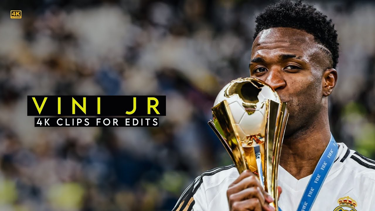 Vinicius JR 2025 ● 4K FREE CLIPS / NO WATERMARK ● FREE TO USE ● 2160P ● D74 Edits 2.0