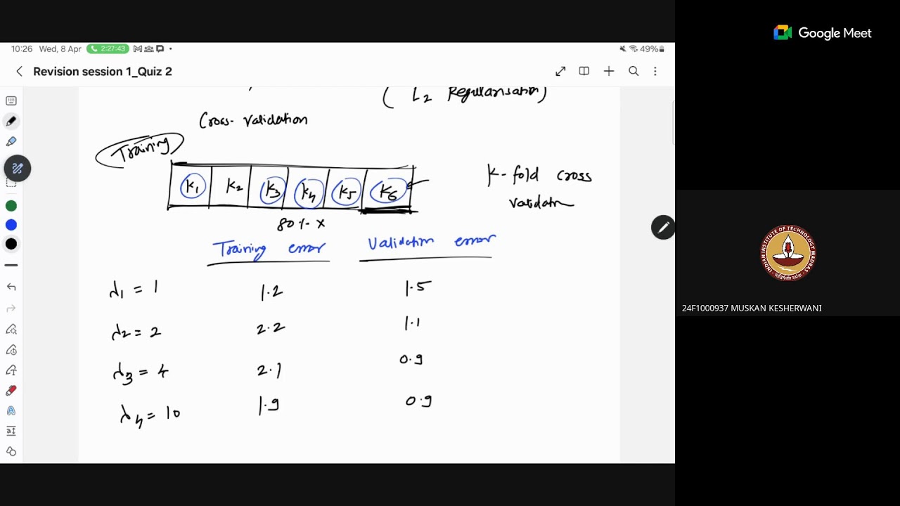 MLT | Revision Session-1 (Quiz 2)