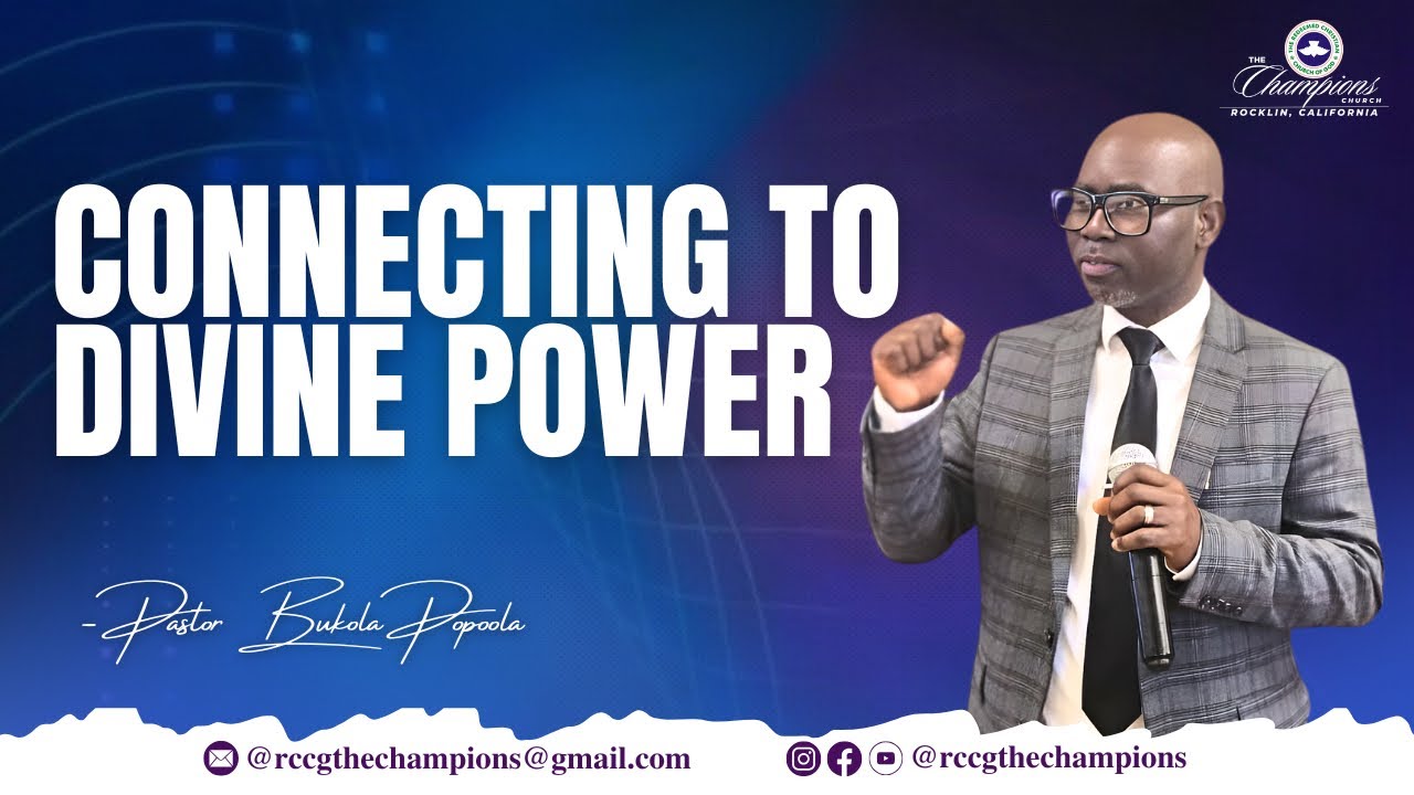 RCCG - The Champions | Sunday Service | Connecting to Divine Encounter