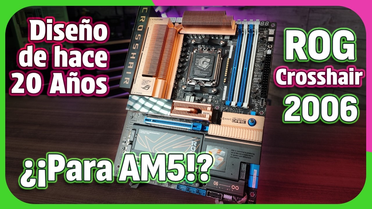 20-Year-Old AMD Motherboard: How Does It Perform Today? | ROG Crosshair 2006 - Tech Byte