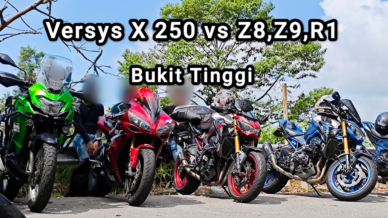 Versys 250 vs R1, Z800, Z900 – Bukit Tinggi Downhill Showdown! 🏍💨