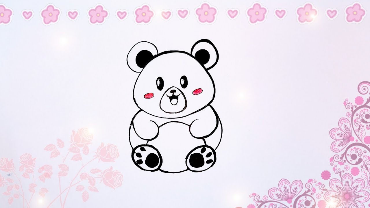 Teddy bear drawing easy to draw |